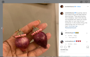 Akshay Kumar gifts Twinkle Khanna Onion earrings