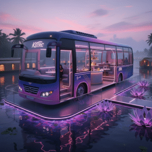 Innovative bus-to-restaurant conversion in Kerala backwaters